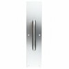 Trans Atlantic Co. 3.5 in. x 15 in. Aluminum Push Plate with Round Pulls GH-PP5325-AL